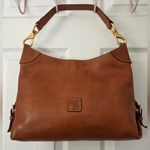 Gently Loved Dooney & Bourke Florentine Leather Hobo Shoulder Bag